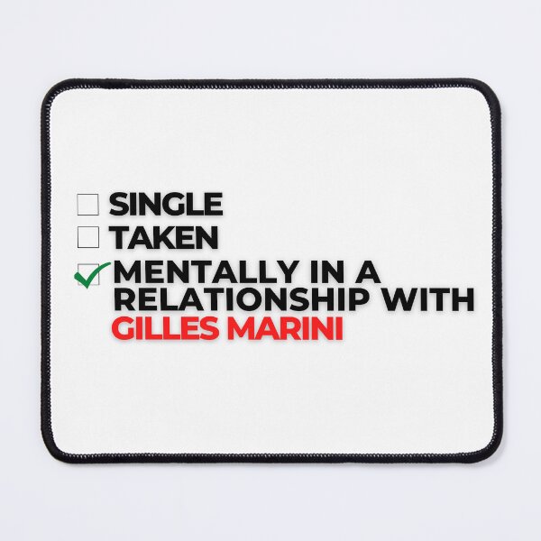 Item preview, Mentally In A Relationship With Gilles Marini designed and sold by Itsheartshop.