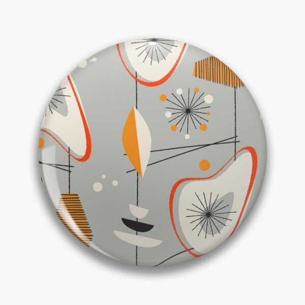 Item preview, Retro atomic pattern 60s inspired designed and sold by ReneMagritteArt.