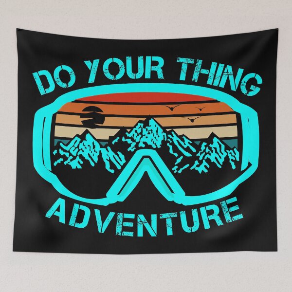Item preview, Do your thing / goggles with mountain designed and sold by maarifa.