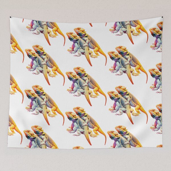 Item preview, Watercolor Bearded Dragon Friends designed and sold by Lilieae.