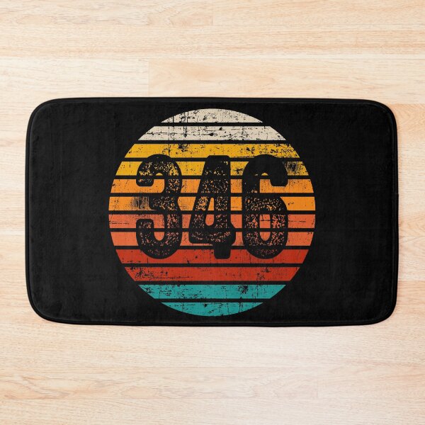 Item preview, Distressed Vintage Sunset 346 Area Code designed and sold by Gold Wings Tees.