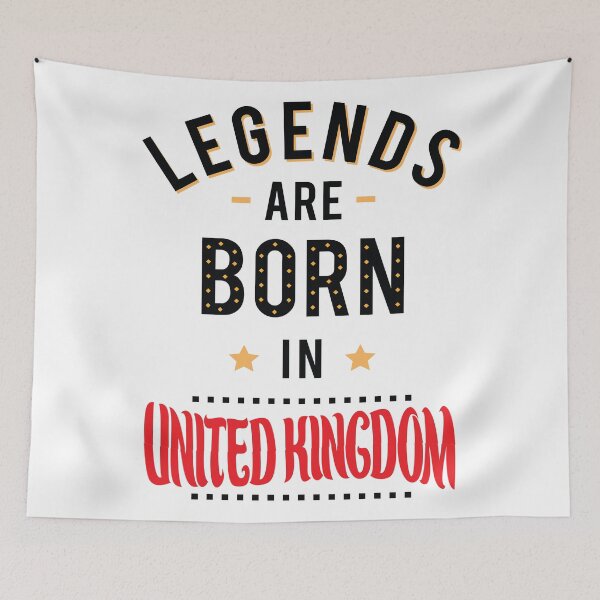 Item preview, Legends Are Born In United Kingdom designed and sold by FiveNiches.
