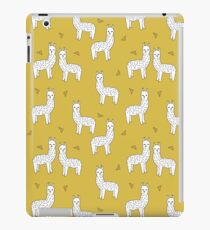 Alpaca - Mustard by Andrea Lauren iPad Case/Skin