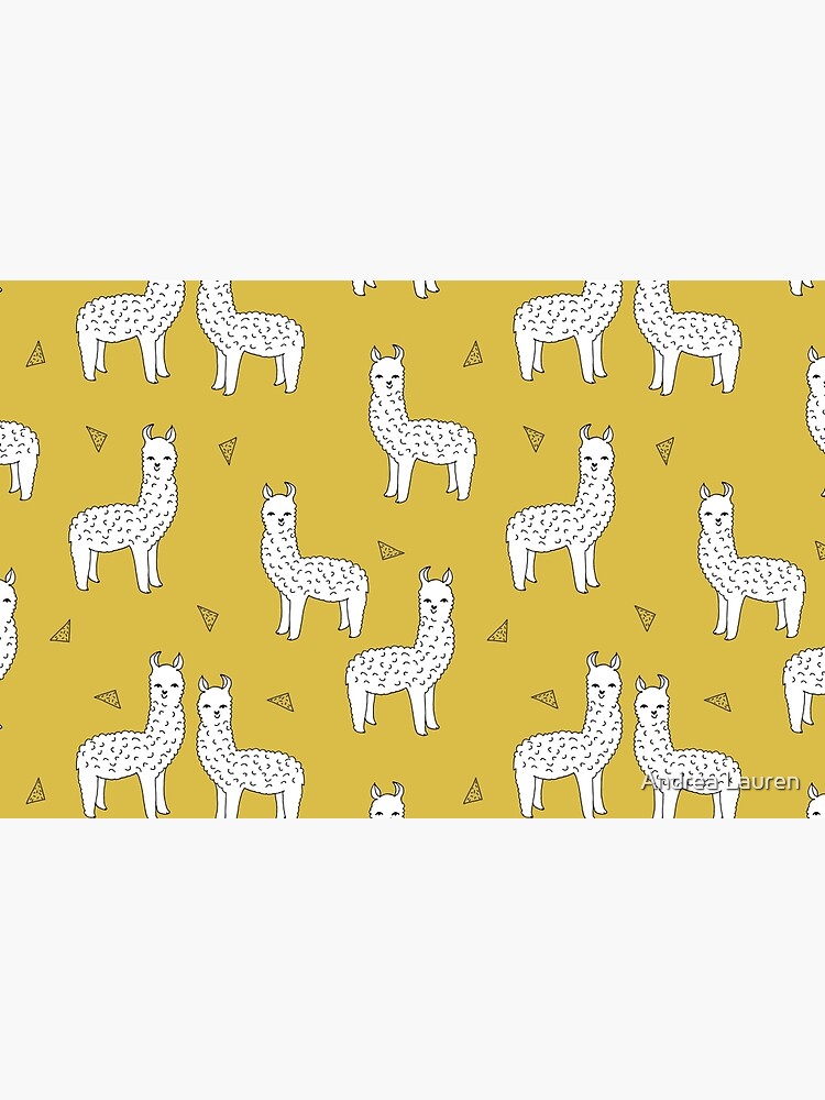 Alpaca - Mustard by Andrea Lauren by papersparrow