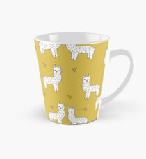 Alpaca - Mustard by Andrea Lauren Tall Mug