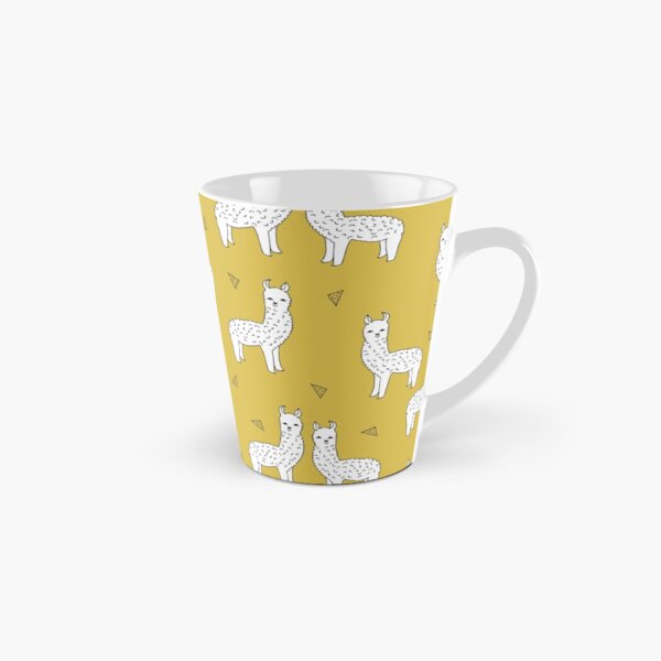 Alpaca - Mustard by Andrea Lauren Tall Mug