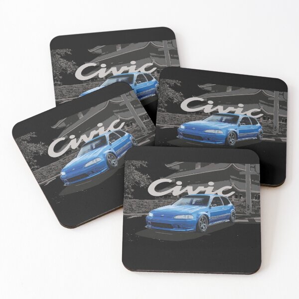 Item preview, eg6 power Classic JDM Spoon hatch Captiva Blue te37 designed and sold by cowtownCOWBOY.