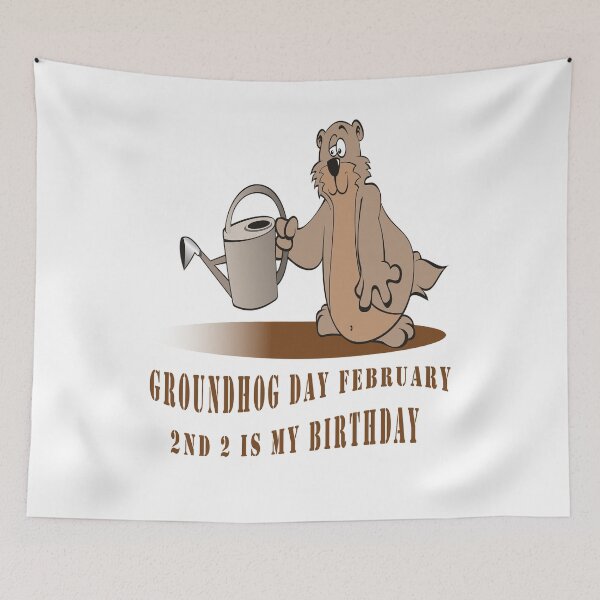 Item preview, Groundhog Day February 2nd 2 Is My Birthday  designed and sold by Soudesign99.
