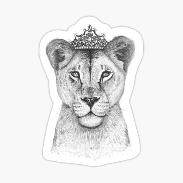 The Queen Sticker