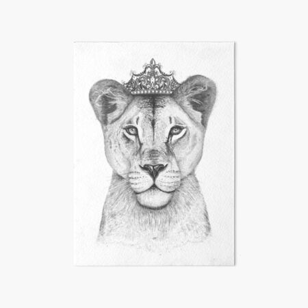 The Queen Art Board Print