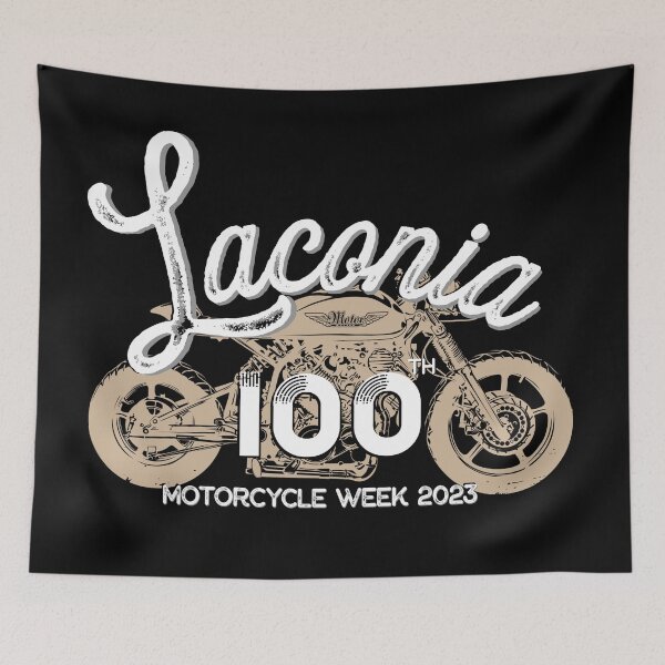 Item preview, 100th Anniversary Laconia Motorcycle Week New Hampshire designed and sold by PincGeneral.