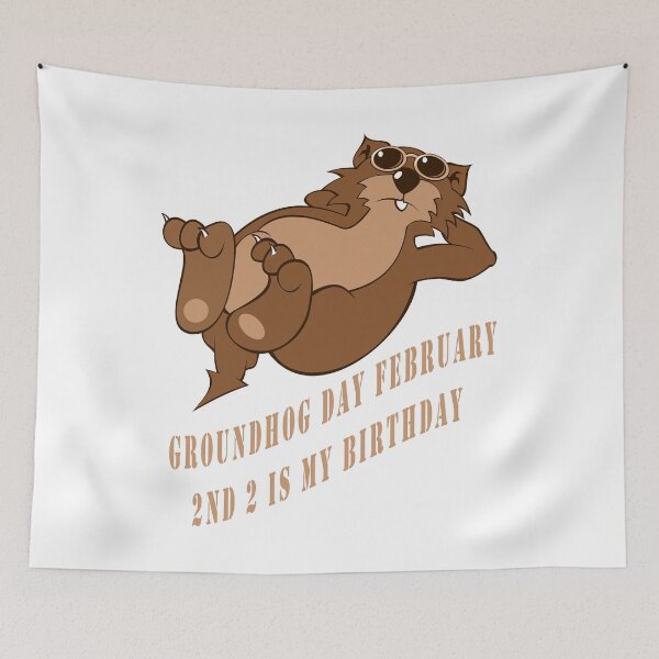 Item preview, Groundhog Day February 2nd 2 Is My Birthday  designed and sold by Soudesign99.