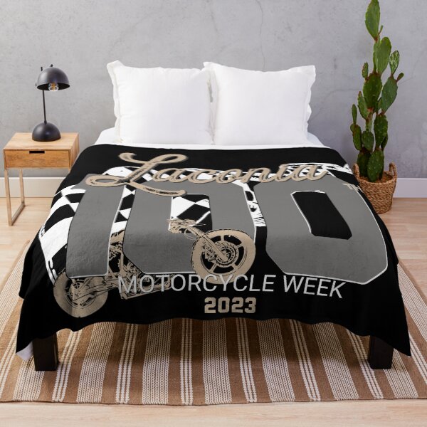 Item preview, 100th Anniversary Laconia Motorcycle Week New Hampshire - finish line black designed and sold by PincGeneral.