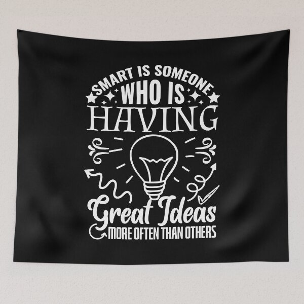 Item preview, Smart Is Someone Who Is Having... (White, Alternative Version) designed and sold by TextAndVectors.