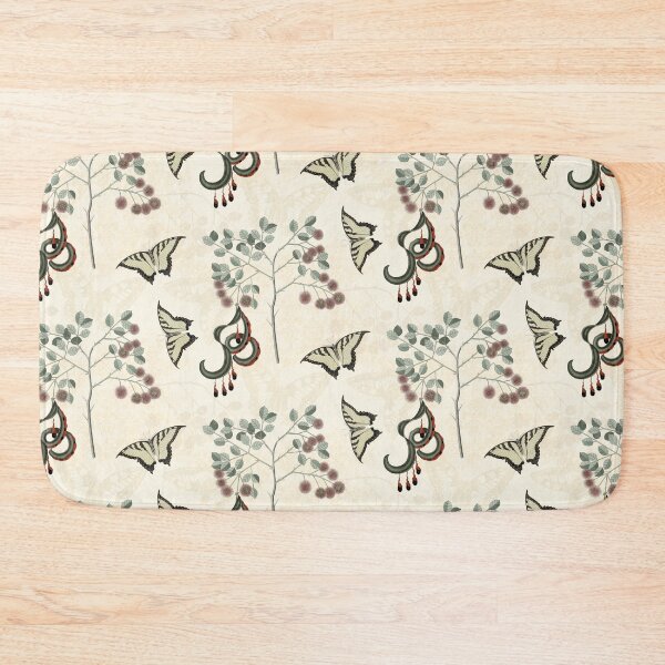 Item preview, Swallowtail Butterflies and Catclaw Acacia designed and sold by AntiqueImages.