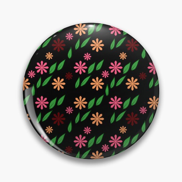 Item preview, Pink yellow flowers designed and sold by Obsessionforart.