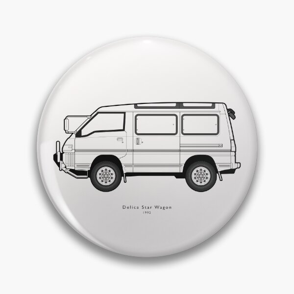 Item preview, Delica Star Wagon (black on white) designed and sold by anuaramir.