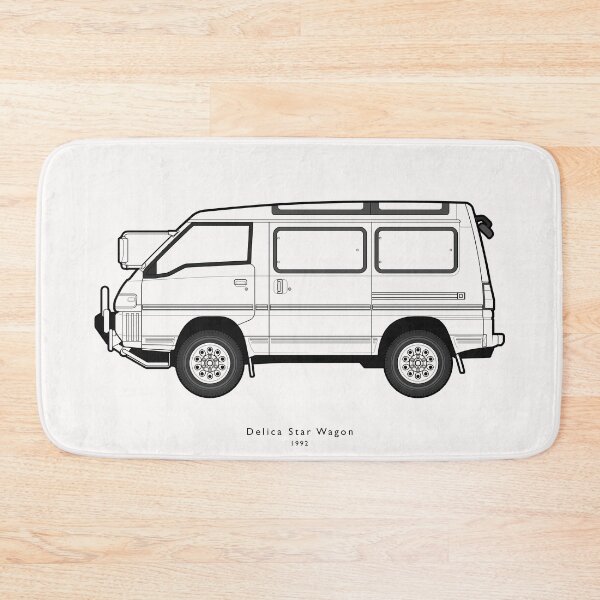 Item preview, Delica Star Wagon (black on white) designed and sold by anuaramir.