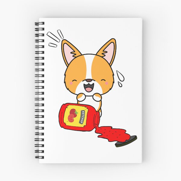 Item preview, Cute Corgi Spilled Tomato Ketchup designed and sold by Pet Station.