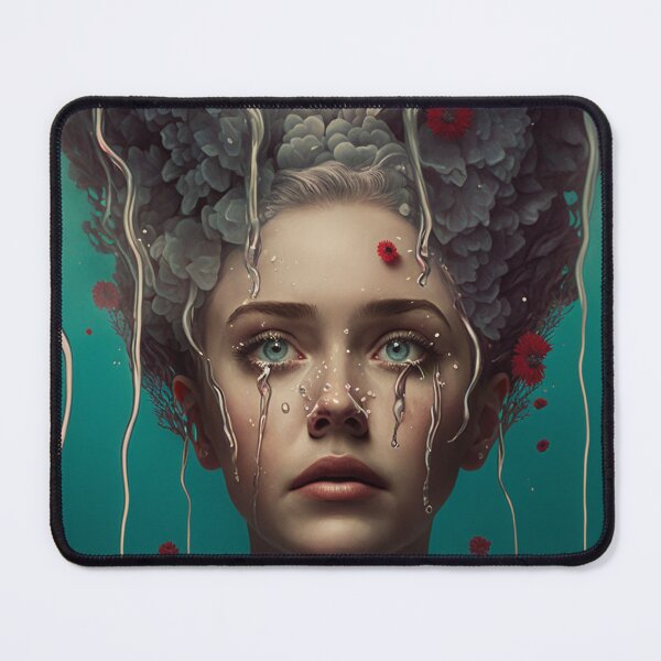 Item preview, Netflix Artwork 5 - by Pitasso Fanart crying woman underwater designed and sold by DErstling.