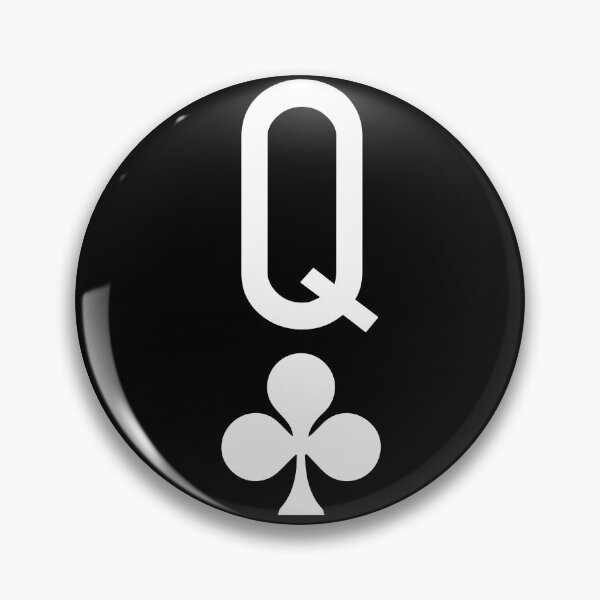 Artikelvorschau, Queen of Clover White Spielkartenspiel entworfen und verkauft von FrenchsTuck.