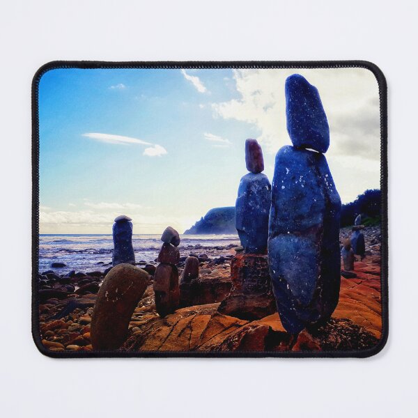 Item preview, Beach Rocks Towers Ocean Watchers on Rocky Beach in South Africa 1 of 4 designed and sold by Beachy.