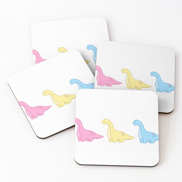 Item preview, Simple pansexual dinosaurs | coloured lineart designed and sold by Cindermoon.