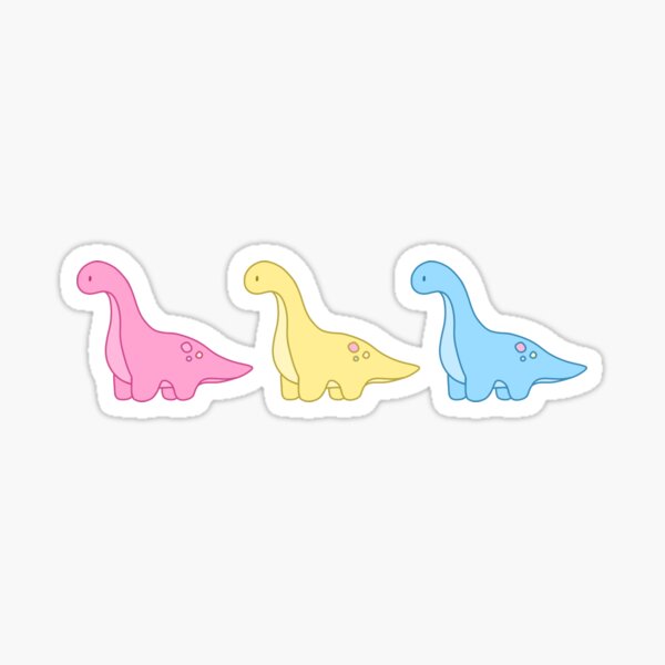 Artikel-Vorschau von Einfache pansexuelle Dinosaurier | farbige Lineart, designt und verkauft von Cindermoon.