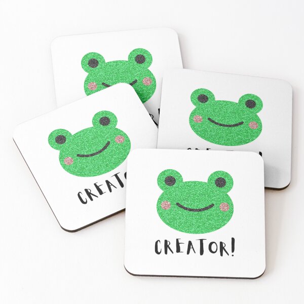 Item preview, Colorful Content Creator Design - Influencers - Social Media Creators -  Cuteness Overload- Cute Green Frog designed and sold by The Red Nox.
