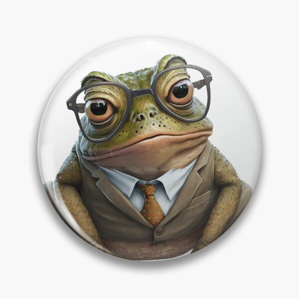 Item preview, Studious Toad Posing Cute designed and sold by VanKlin.