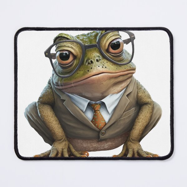Item preview, Studious Toad Posing Cute designed and sold by VanKlin.
