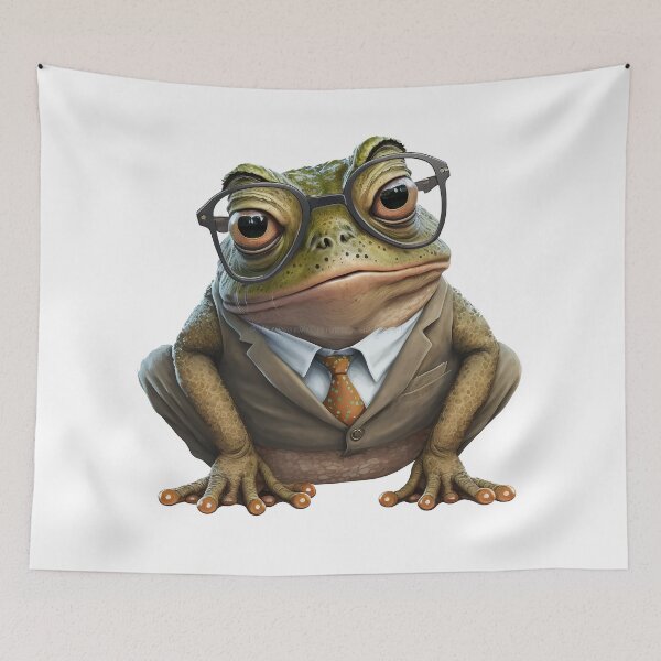 Item preview, Studious Toad Posing Cute designed and sold by VanKlin.