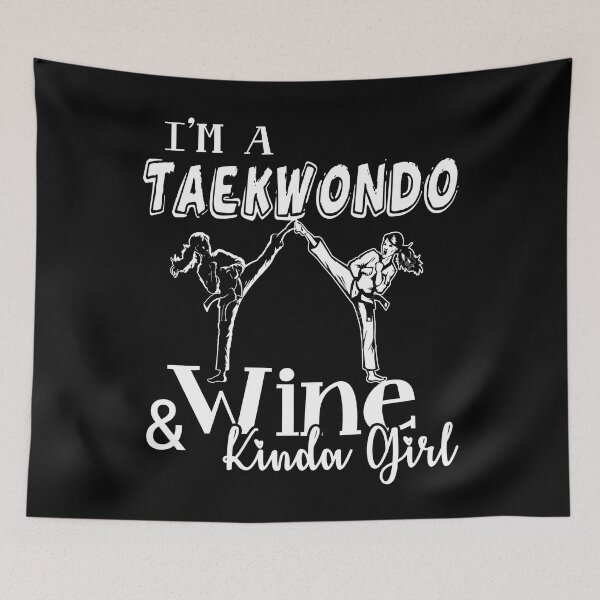 Item preview, Taekwondo - Taekwondo And Wine Kinda Girl designed and sold by UnknownArtistt.