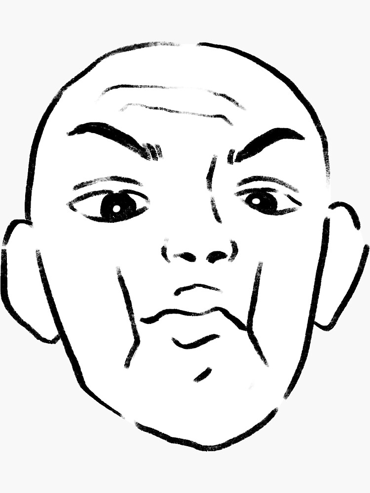 "Lightskin stare" Sticker for Sale by gumico Redbubble