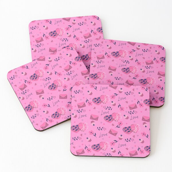 Item preview, alentine's day pattern with heart shaped candy boxes designed and sold by burbura.