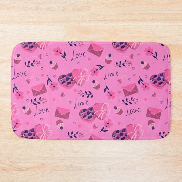 Item preview, alentine's day pattern with heart shaped candy boxes designed and sold by burbura.