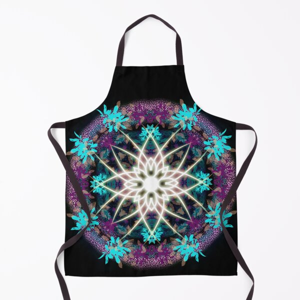 Item preview, Neon Mandala Flower Abstract designed and sold by Chatchot.