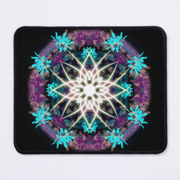 Item preview, Neon Mandala Flower Abstract designed and sold by Chatchot.