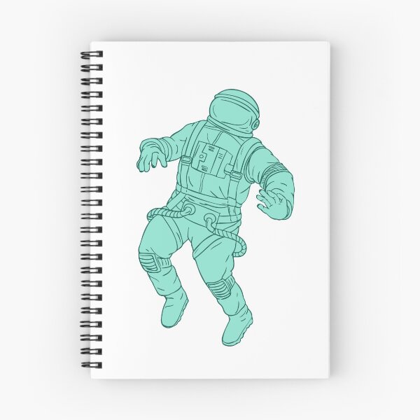 Item preview, Astronaut Floating in Space Drawing designed and sold by patrimonio.