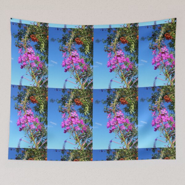 Item preview, Rosebay Willowherb and Rowan designed and sold by lezvee.