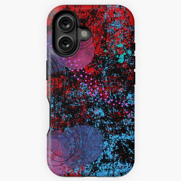 Item preview, Grunge Texture Abstract Art - Colorful Maximalism Color Splash designed and sold by humnoo.