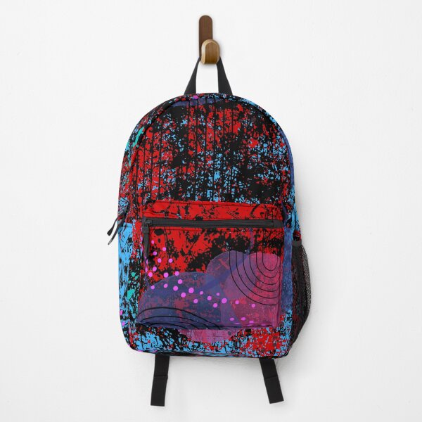 Item preview, Grunge Texture Abstract Art - Colorful Maximalism Color Splash designed and sold by humnoo.