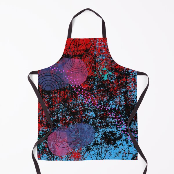 Item preview, Grunge Texture Abstract Art - Colorful Maximalism Color Splash designed and sold by humnoo.