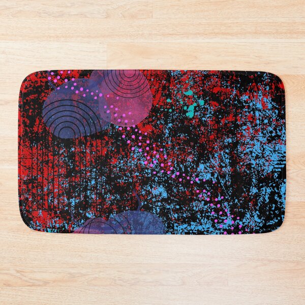 Item preview, Grunge Texture Abstract Art - Colorful Maximalism Color Splash designed and sold by humnoo.