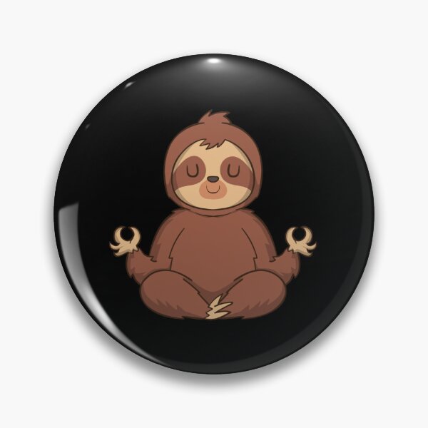 Item preview, Meditating Sloth161 designed and sold by KilkennyCatArt.