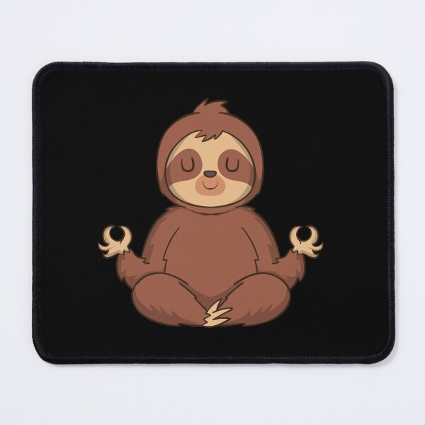 Item preview, Meditating Sloth161 designed and sold by KilkennyCatArt.