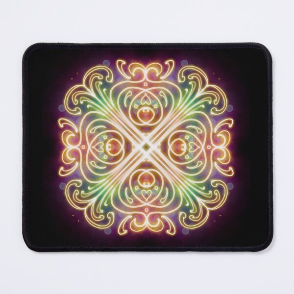 Item preview, Neon Mandala Flower Abstract designed and sold by Chatchot.
