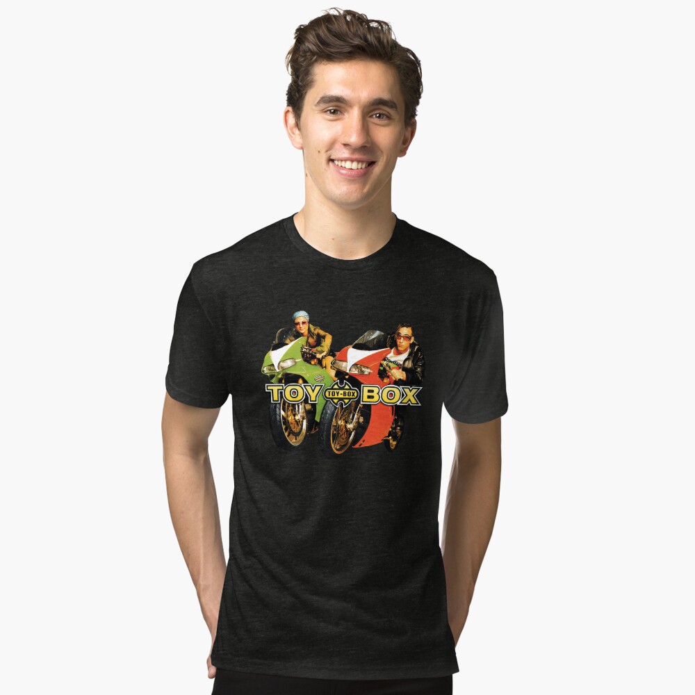 Toy-Box on Motorcycles Tri-blend T-Shirt
