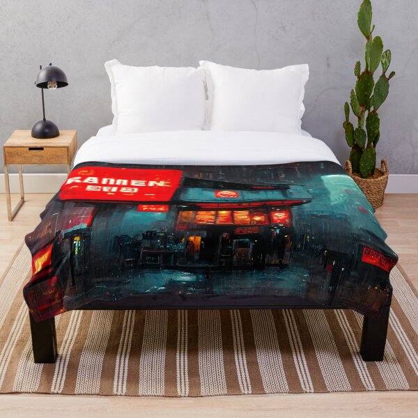 Item preview, Tienda de ramen lluvioso designed and sold by ArkMinted.