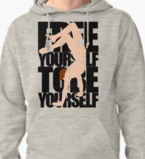 Free Yourself Handstand Man Pullover Hoodie